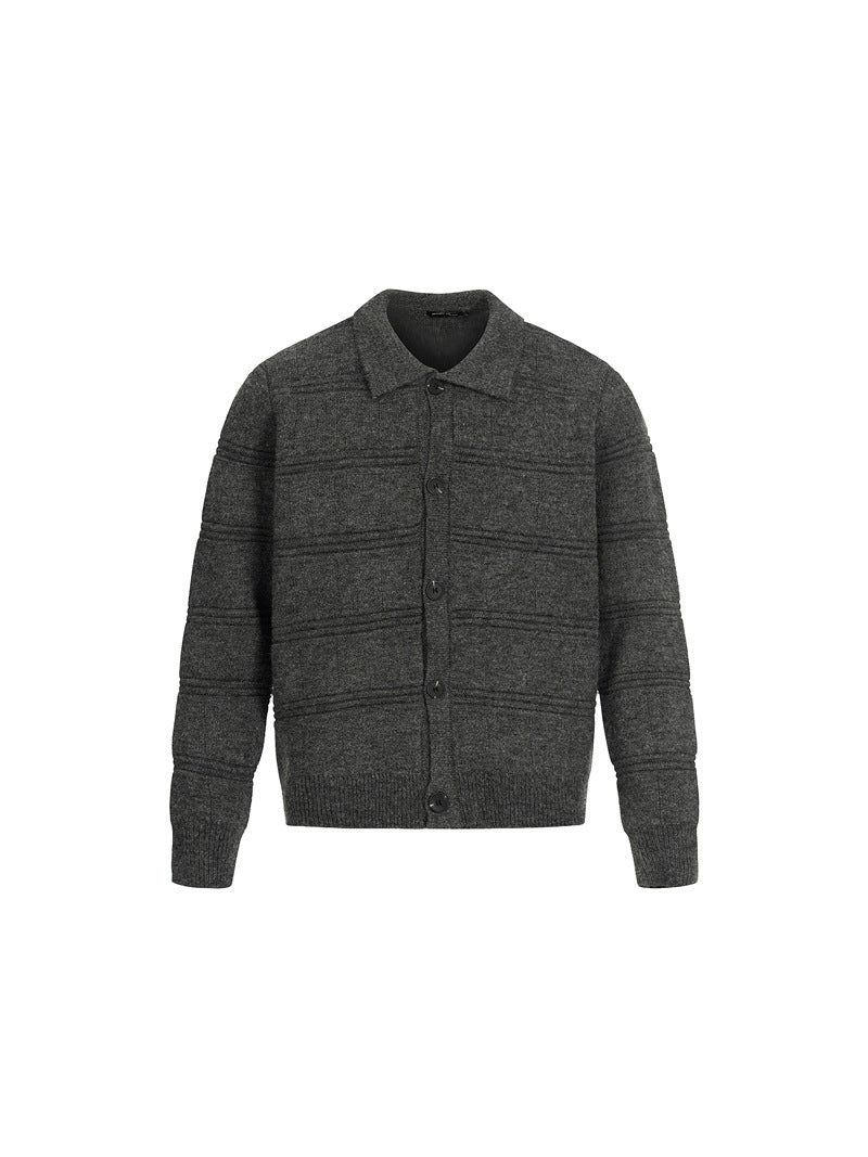 CARDIGAN DC+ IN MAGLIA STRUTTURATA