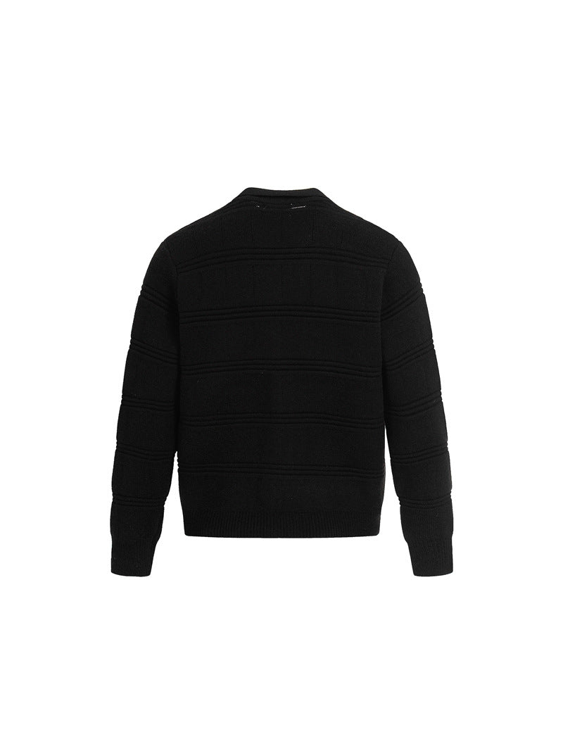 CARDIGAN DC+ IN MAGLIA STRUTTURATA