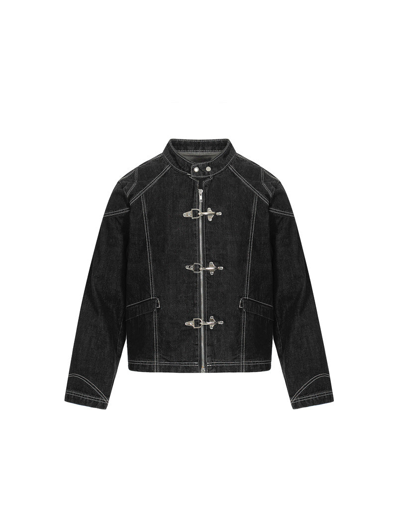 GIACCA DC+ DENIM GREZZO PATCHWORK RETRÒ