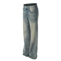 JEANS DC+ EFFETTO VINTAGE GAMBA DRITTA SVASATA