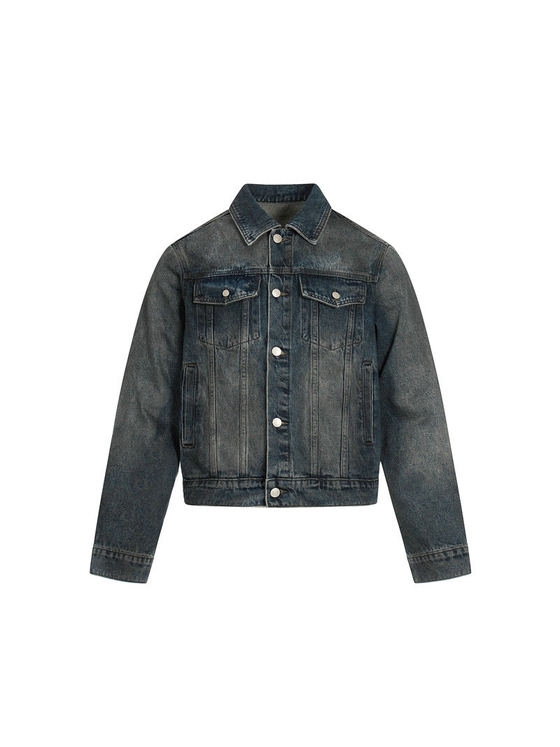 GIACCA DC+ IN DENIM VINTAGE CROPPED