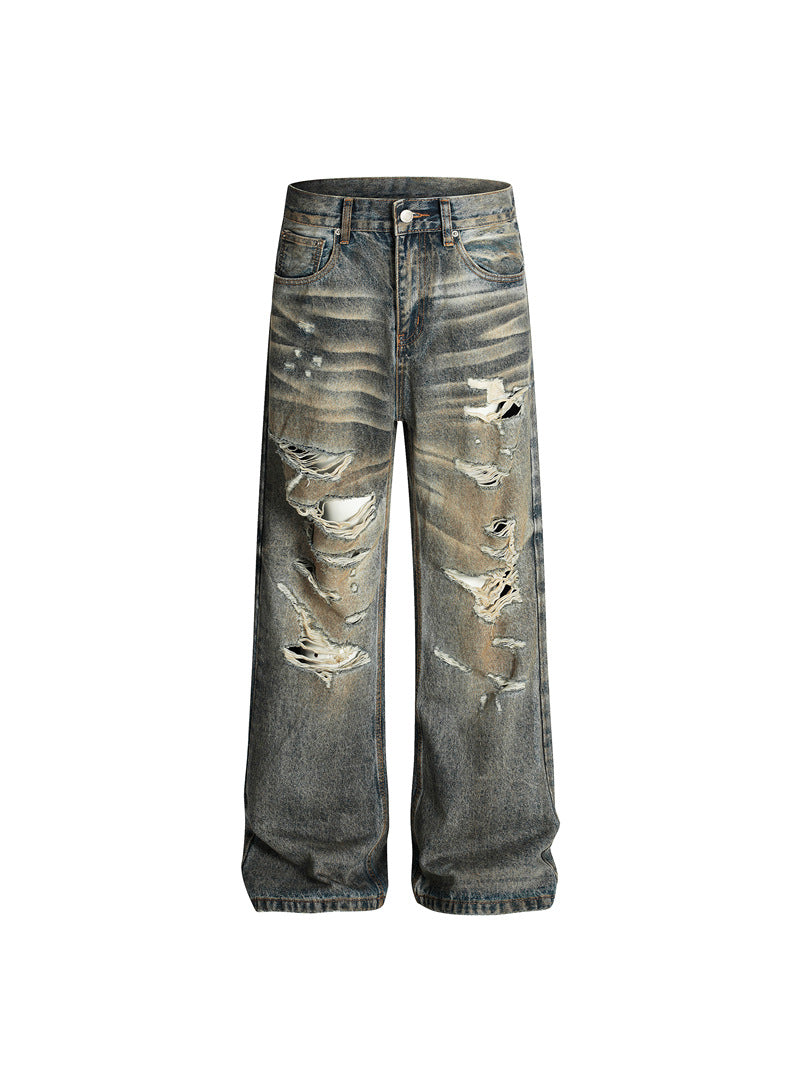 JEANS DC+ STRAPPATI GAMBA DRITTA SVASATA