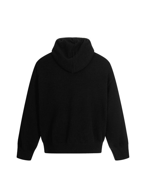 FELPA DC+ CARDIGAN IN MAGLIA CON CAPPUCCIO E ZIP