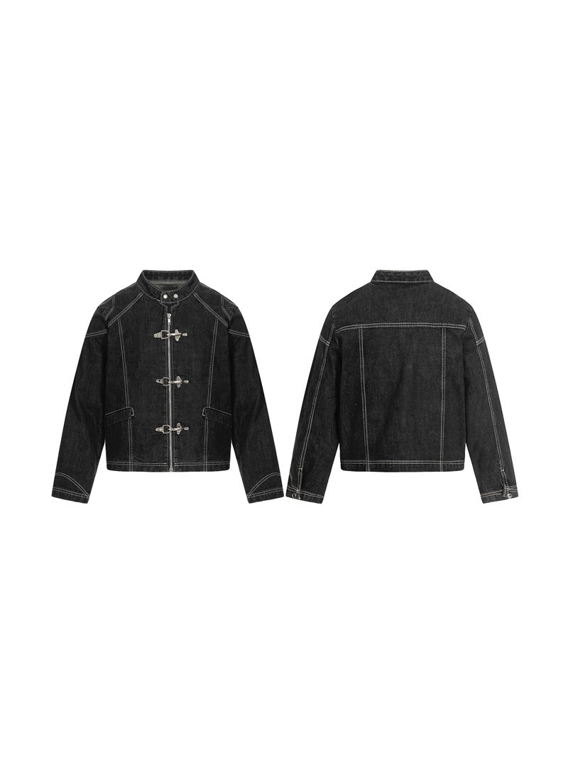 GIACCA DC+ DENIM GREZZO PATCHWORK RETRÒ