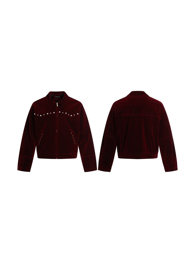 GIACCA DC+ CON BORCHIE PERLE