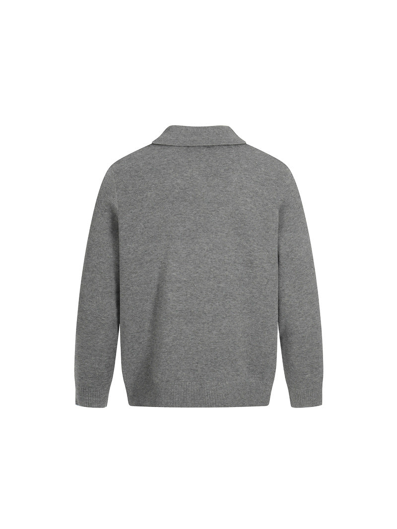 MAGLIONE POLO DC+ JACQUARD A ROMBI RETRÒ