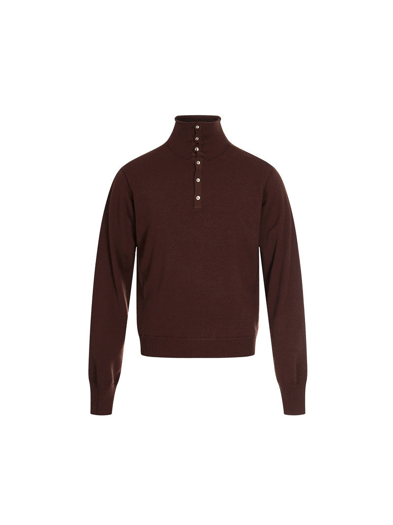 MAGLIONE DC+ COLLO ALTO IN MAGLIA RETRÒ AMERICANO