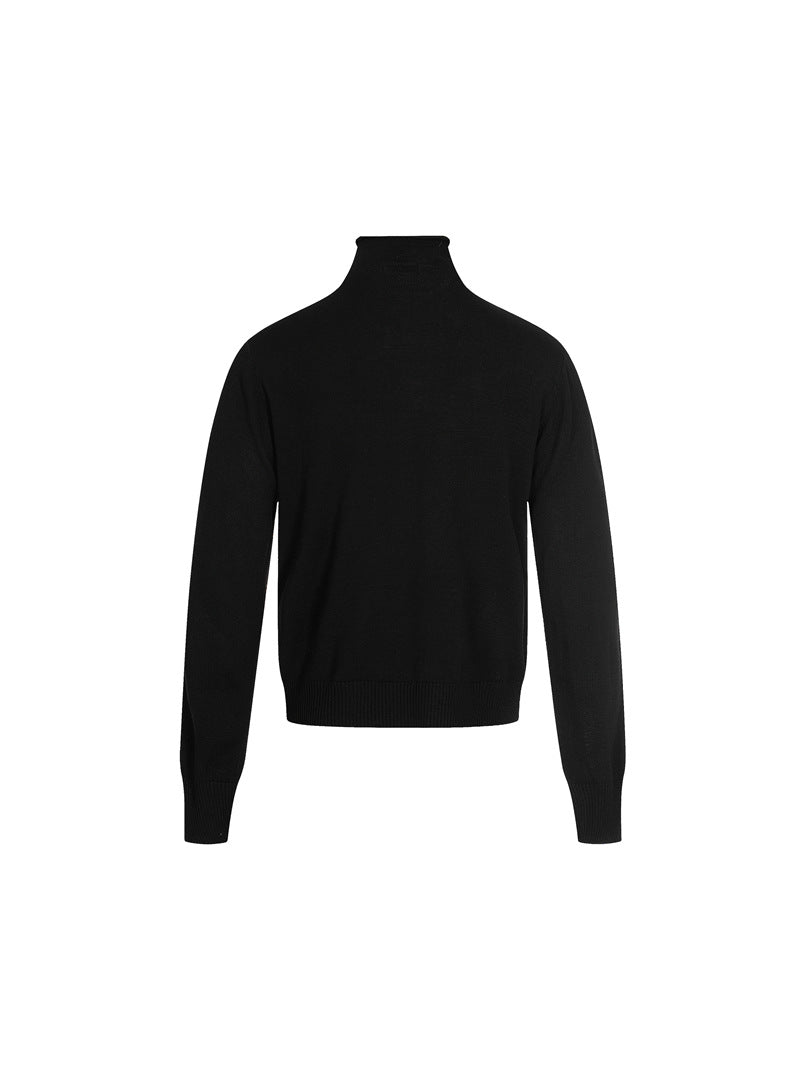 MAGLIONE DC+ COLLO ALTO IN MAGLIA RETRÒ AMERICANO