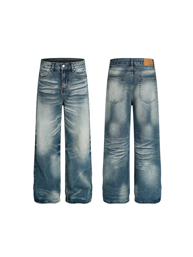 JEANS DC+ A GAMBA DRITTA LARGHI RETRÒ AMERICANI
