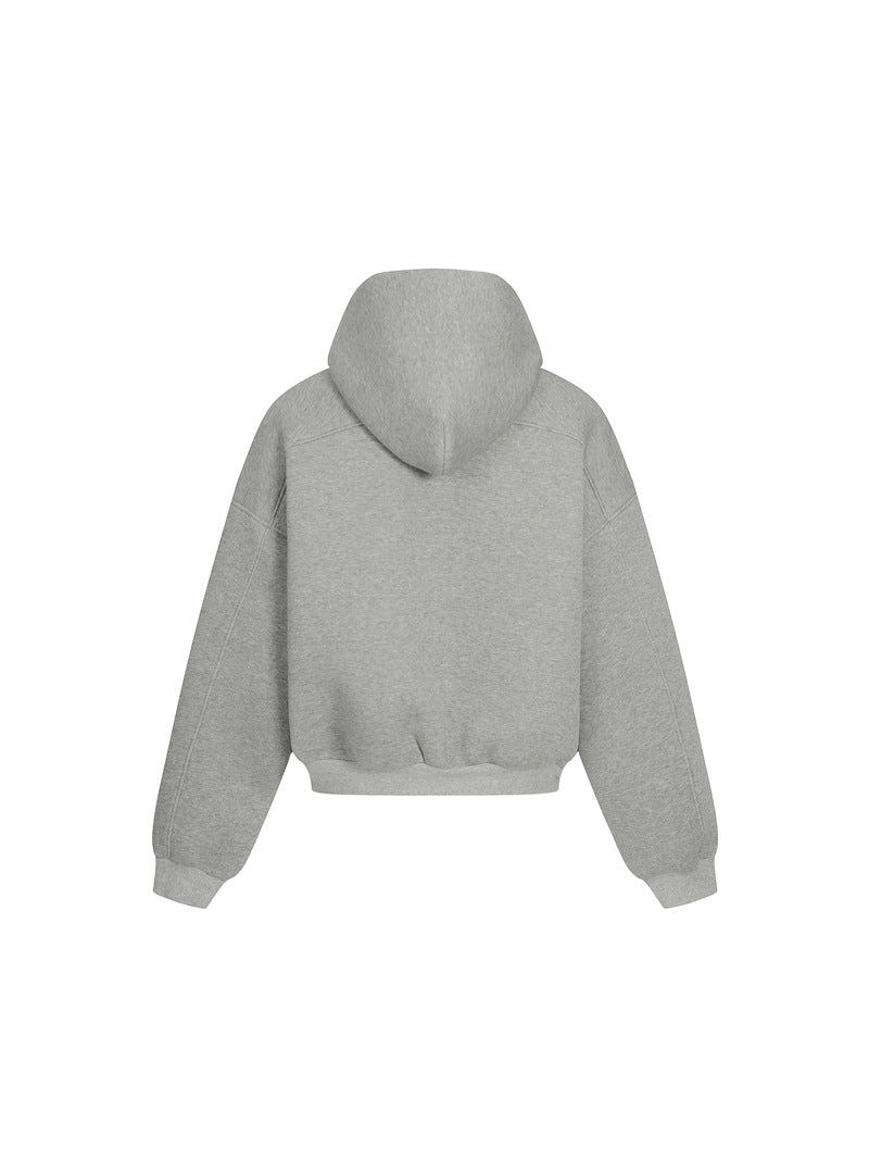 FELPA DC+ CON CAPPUCCIO MINIMAL