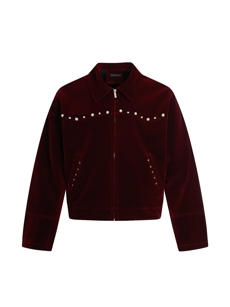 GIACCA DC+ CON BORCHIE PERLE