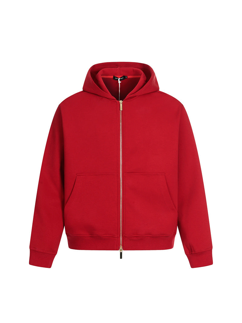 FELPA DC+ CON CAPPUCCIO ZIP RETRÒ