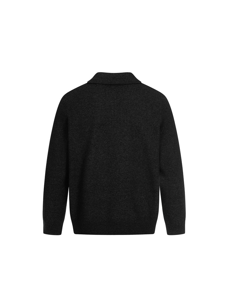 MAGLIONE POLO DC+ JACQUARD A ROMBI RETRÒ