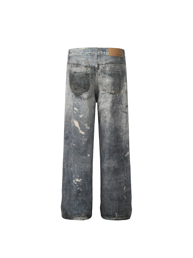 JEANS DC+ EFFETTO VERNICE GAMBA LEGGERMENTE SVASATA