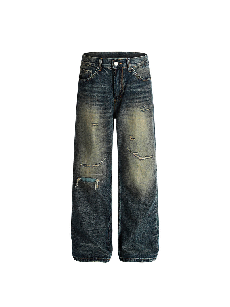 JEANS DC+ PATCHWORK STRAPPATI GAMBA DRITTA
