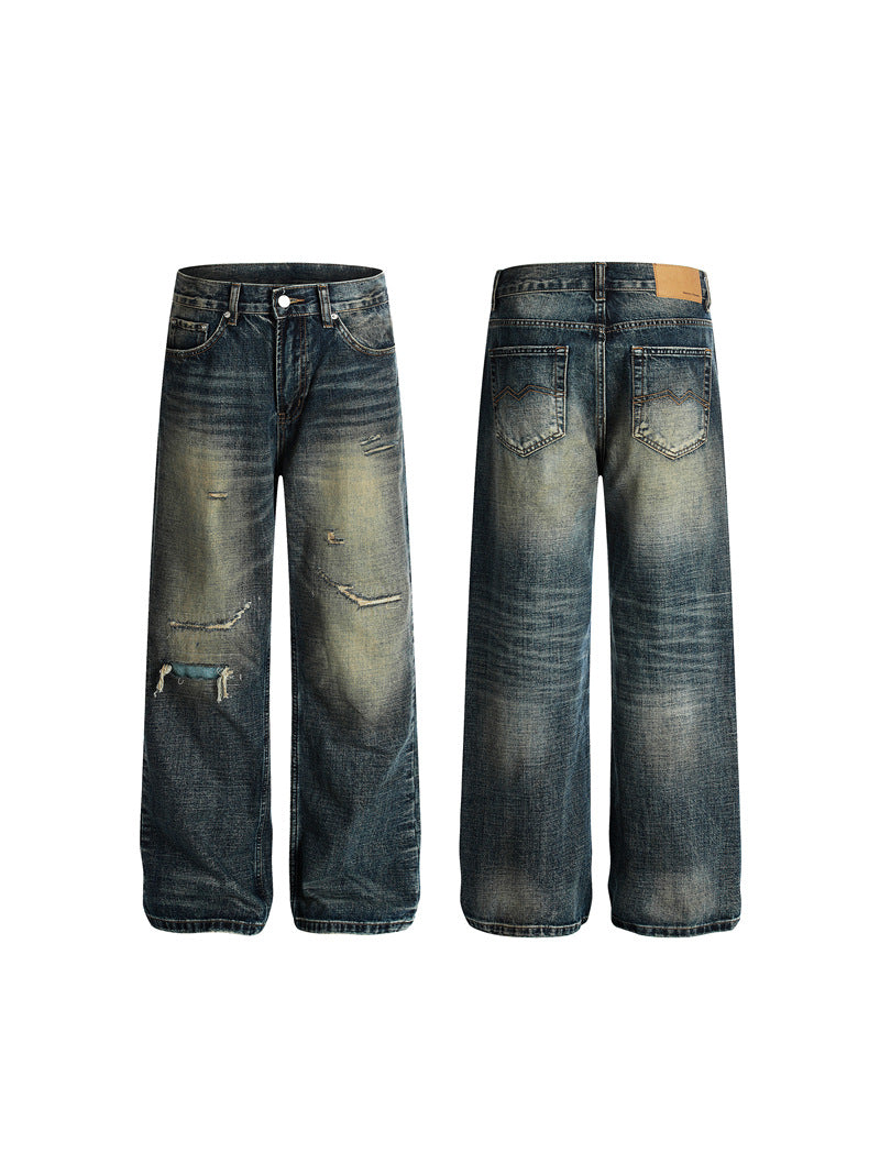 JEANS DC+ PATCHWORK STRAPPATI GAMBA DRITTA
