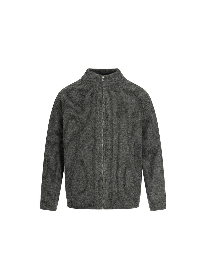 MAGLIONE DC+ CARDIGAN ZIP MINIMAL